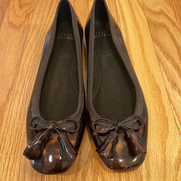 Stuart Weitzman Tortoise Shell Flats - Picture 2 of 6